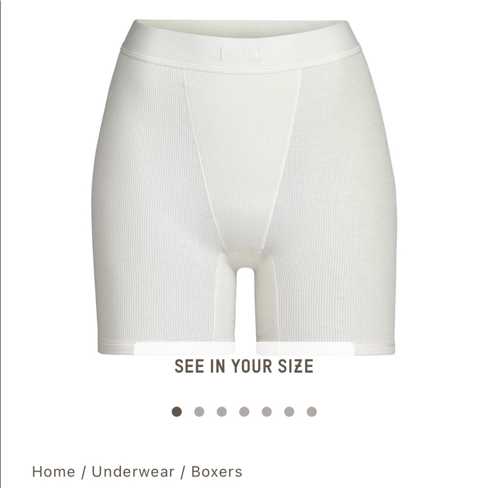 Skims Cotton Rib Boxer